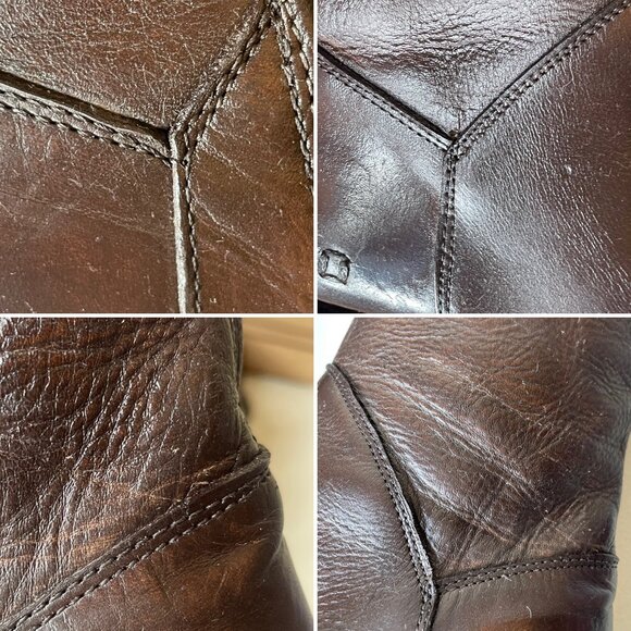 BED STU Manchester Distressed Leather Riding Boots BEDSTU Size 8 - Picture 7 of 16